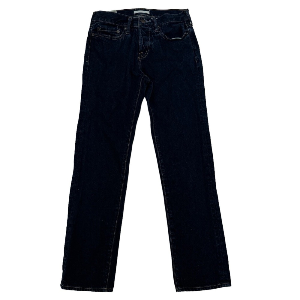 Abercrombie & Fitch Men's Slim Straight Denim Blue Jeans 26x30 (28x28.5) Dark